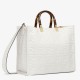 Replica Fendi Sunshine Medium Tote Bag In White FF Calfskin Replica Fendi Sunshine Medium Tote Bag In White FF Calfskin