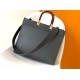 Replica Fendi Sunshine Medium Tote Bag in Black Leather with Python Logo Replica Fendi Sunshine Medium Tote Bag in Black Leather with Python Logo