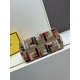 Replica Fendi Small Roll Tote in Canvas with Multicolor FF Embroidery Fake Fendi Small Roll Tote in Canvas with Multicolor FF Embroidery Replica