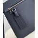 Fake Louis Vuitton Takeoff Pouch in Navy Blue LV Aerogram Leather M11486 Replica Replica Louis Vuitton Takeoff Pouch in Navy Blue LV Aerogram Leather M11486