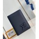 Replica Louis Vuitton Pocket Organizer in Navy Blue LV Aerogram Leather M11489 Fake Louis Vuitton Pocket Organizer in Navy Blue LV Aerogram Leather M11489 Replica