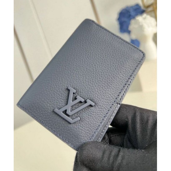 Replica Louis Vuitton Pocket Organizer in Navy Blue LV Aerogram Leather M11489 Fake Louis Vuitton Pocket Organizer in Navy Blue LV Aerogram Leather M11489 Replica