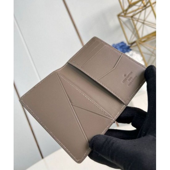 Replica Louis Vuitton Pocket Organizer in Mocha LV Aerogram Leather M11490 Replica Louis Vuitton Pocket Organizer in Mocha LV Aerogram Leather M11490