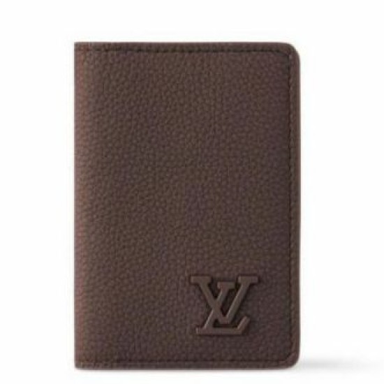 Replica Louis Vuitton Pocket Organizer in Mocha LV Aerogram Leather M11490 Replica Louis Vuitton Pocket Organizer in Mocha LV Aerogram Leather M11490