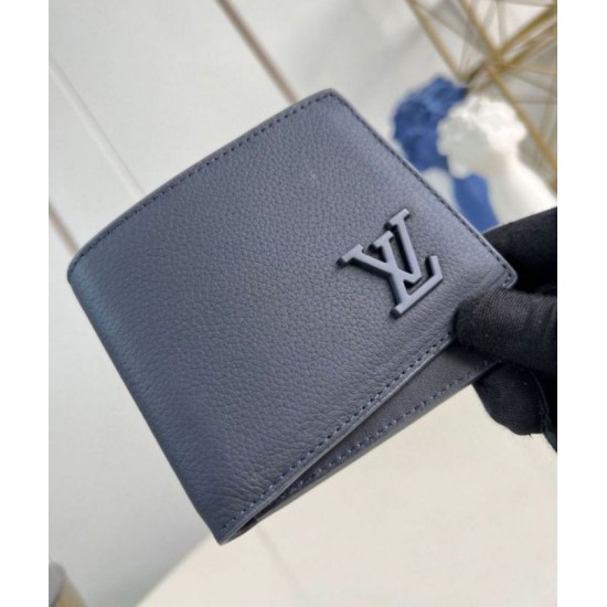Replica Louis Vuitton Multiple Wallet in Navy Blue LV Aerogram Leather M11531 Fake Louis Vuitton Multiple Wallet in Navy Blue LV Aerogram Leather M11531 Replica