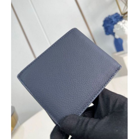 Replica Louis Vuitton Multiple Wallet in Navy Blue LV Aerogram Leather M11531 Fake Louis Vuitton Multiple Wallet in Navy Blue LV Aerogram Leather M11531 Replica