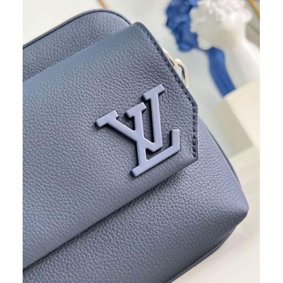 Replica Louis Vuitton Fastline Messenger Bag in Navy Blue LV Aerogram Leather M11600 Fake Louis Vuitton Fastline Messenger Bag in Navy Blue LV Aerogram Leather M11600 Replica
