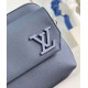 Replica Louis Vuitton Fastline Messenger Bag in Navy Blue LV Aerogram Leather M11600 Fake Louis Vuitton Fastline Messenger Bag in Navy Blue LV Aerogram Leather M11600 Replica