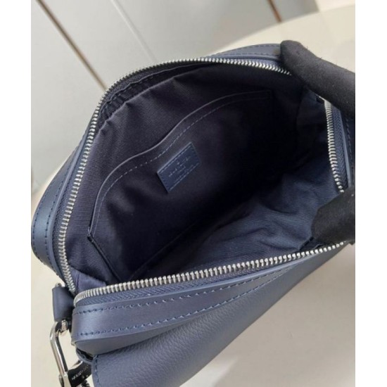 Replica Louis Vuitton Fastline Messenger Bag in Navy Blue LV Aerogram Leather M11600 Fake Louis Vuitton Fastline Messenger Bag in Navy Blue LV Aerogram Leather M11600 Replica