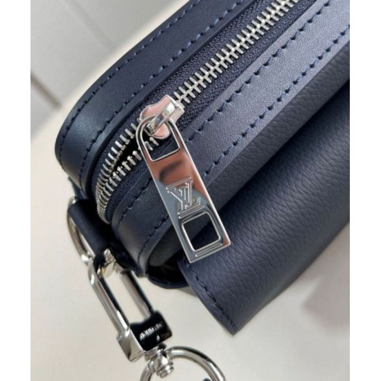 Replica Louis Vuitton Fastline Messenger Bag in Navy Blue LV Aerogram Leather M11600 Fake Louis Vuitton Fastline Messenger Bag in Navy Blue LV Aerogram Leather M11600 Replica
