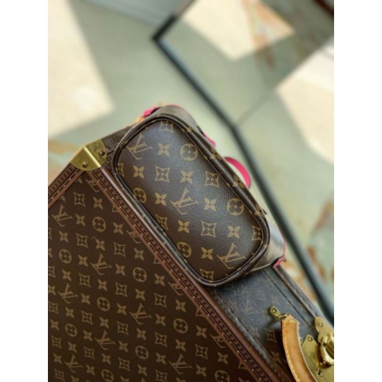 Fake Louis Vuitton Neverfull Inside Out BB Bag in Leather and Monogram M12106 Replica Replica Louis Vuitton Neverfull Inside Out BB Bag in Leather and Monogram M12106