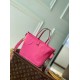 Fake Louis Vuitton Neverfull Inside Out BB Bag in Leather and Monogram M12106 Replica Replica Louis Vuitton Neverfull Inside Out BB Bag in Leather and Monogram M12106