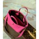 Fake Louis Vuitton Neverfull Inside Out BB Bag in Leather and Monogram M12106 Replica Replica Louis Vuitton Neverfull Inside Out BB Bag in Leather and Monogram M12106