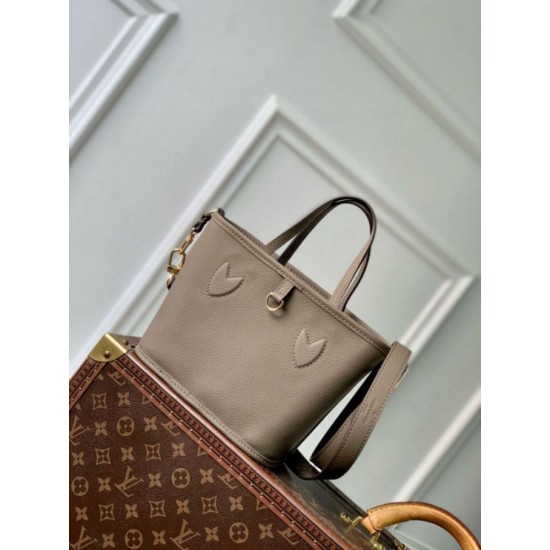 Fake Louis Vuitton Neverfull Bandouliere Inside Out BB Bag in Leather and Monogram M12109 Replica Replica Louis Vuitton Neverfull Bandouliere Inside Out BB Bag in Leather and Monogram M12109
