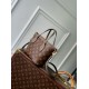 Fake Louis Vuitton Neverfull Bandouliere Inside Out BB Bag in Leather and Monogram M12109 Replica Replica Louis Vuitton Neverfull Bandouliere Inside Out BB Bag in Leather and Monogram M12109