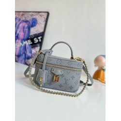 Replica Louis Vuitton Vanity Chain Pouch in Monogram Calfskin M12427