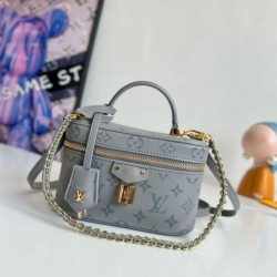 Replica Louis Vuitton Vanity Chain Pouch in Monogram Calfskin M12427