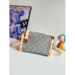Fake Louis Vuitton Side Trunk MM Bag in Grey Monogram Canvas M12428 Replica Replica Louis Vuitton Side Trunk MM Bag in Grey Monogram Canvas M12428