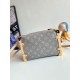 Fake Louis Vuitton Side Trunk MM Bag in Grey Monogram Canvas M12428 Replica Replica Louis Vuitton Side Trunk MM Bag in Grey Monogram Canvas M12428