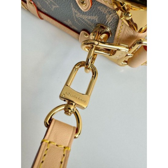 Fake Louis Vuitton Side Trunk MM Bag in Grey Monogram Canvas M12428 Replica Replica Louis Vuitton Side Trunk MM Bag in Grey Monogram Canvas M12428
