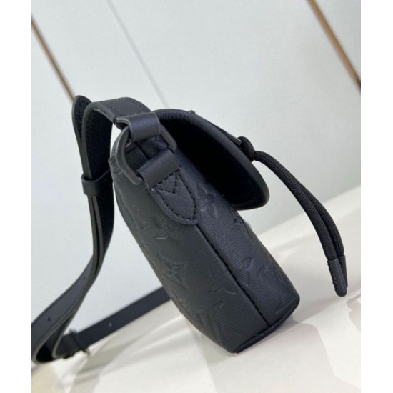 Replica Louis Vuitton Pulse Wearable Bag in Black Monogram Shadow Leather Replica Louis Vuitton Pulse Wearable Bag in Black Monogram Shadow Leather