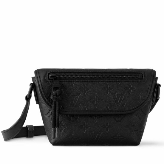 Replica Louis Vuitton Pulse Wearable Bag in Black Monogram Shadow Leather Replica Louis Vuitton Pulse Wearable Bag in Black Monogram Shadow Leather
