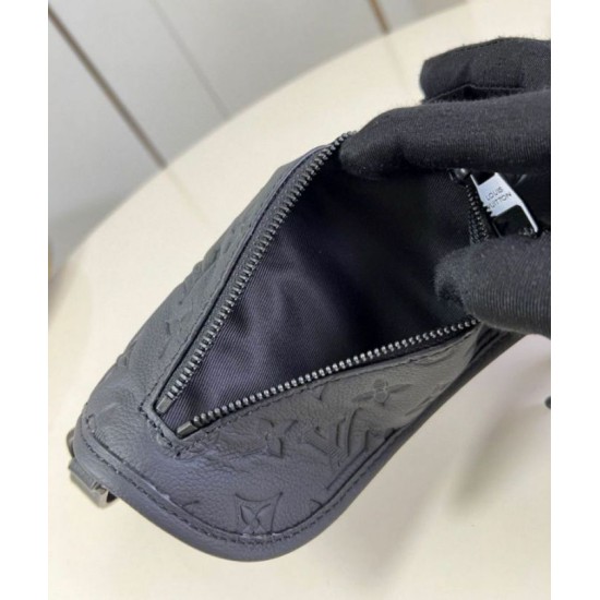 Replica Louis Vuitton Pulse Wearable Bag in Black Monogram Shadow Leather Replica Louis Vuitton Pulse Wearable Bag in Black Monogram Shadow Leather