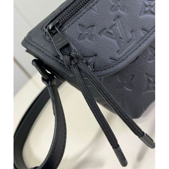 Replica Louis Vuitton Pulse Wearable Bag in Black Monogram Shadow Leather Replica Louis Vuitton Pulse Wearable Bag in Black Monogram Shadow Leather