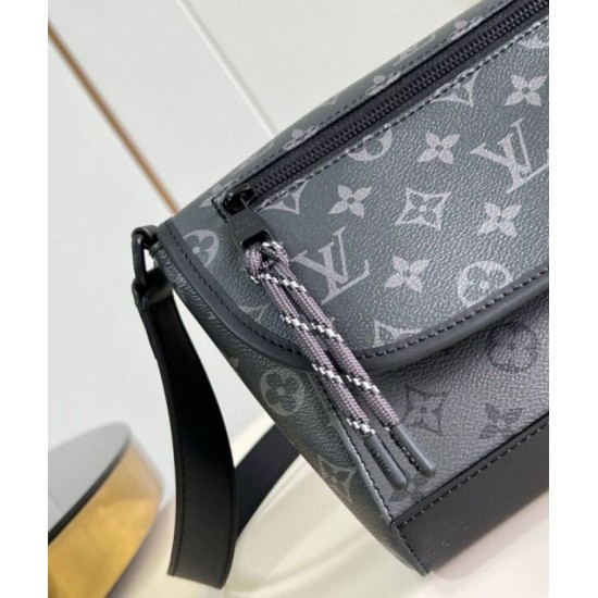 Replica Louis Vuitton Pulse Messenger Bag in Monogram Eclipse Canvas M12681 Replica Louis Vuitton Pulse Messenger Bag in Monogram Eclipse Canvas M12681