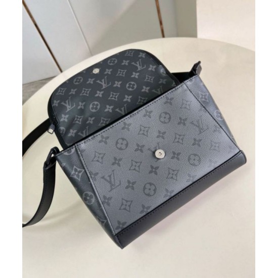 Replica Louis Vuitton Pulse Messenger Bag in Monogram Eclipse Canvas M12681 Replica Louis Vuitton Pulse Messenger Bag in Monogram Eclipse Canvas M12681