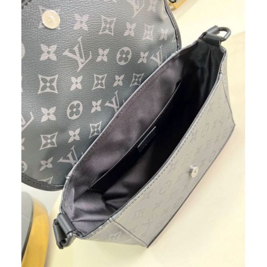 Replica Louis Vuitton Pulse Messenger Bag in Monogram Eclipse Canvas M12681 Replica Louis Vuitton Pulse Messenger Bag in Monogram Eclipse Canvas M12681