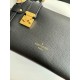 Fake Louis Vuitton Side Trunk PM Bag in Black Leather M23817 Replica Replica Louis Vuitton Side Trunk PM Bag in Black Leather M23817