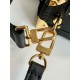 Fake Louis Vuitton Side Trunk PM Bag in Black Leather M23817 Replica Replica Louis Vuitton Side Trunk PM Bag in Black Leather M23817