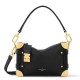 Fake Louis Vuitton Side Trunk PM Bag in Black Leather M23817 Replica Replica Louis Vuitton Side Trunk PM Bag in Black Leather M23817