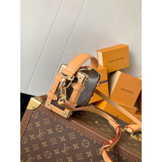 Fake Louis Vuitton Side Trunk PM Bag in Monogram Canvas M46815 Replica Fake Louis Vuitton Side Trunk PM Bag in Monogram Canvas M46815 Replica
