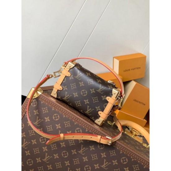 Fake Louis Vuitton Side Trunk PM Bag in Monogram Canvas M46815 Replica Fake Louis Vuitton Side Trunk PM Bag in Monogram Canvas M46815 Replica