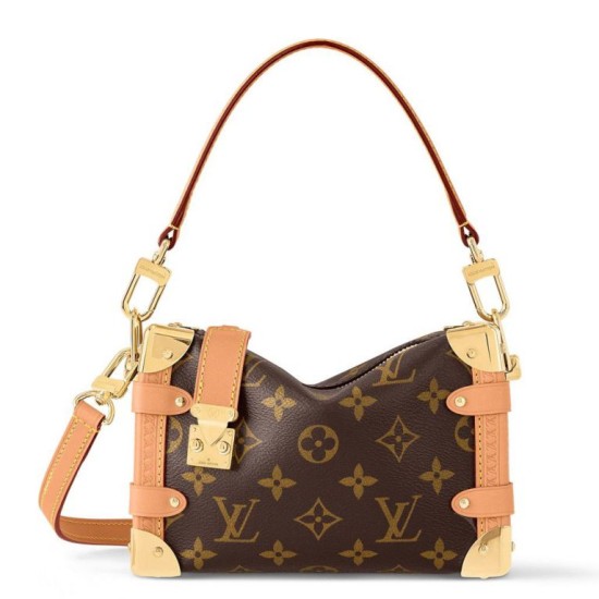 Fake Louis Vuitton Side Trunk PM Bag in Monogram Canvas M46815 Replica Fake Louis Vuitton Side Trunk PM Bag in Monogram Canvas M46815 Replica