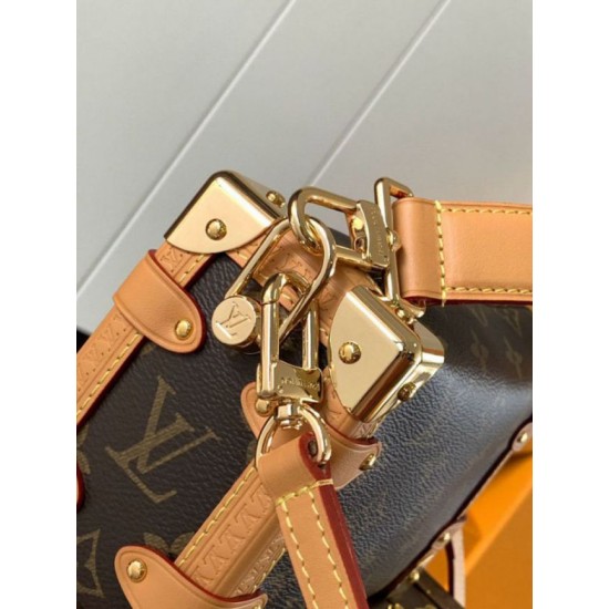 Fake Louis Vuitton Side Trunk PM Bag in Monogram Canvas M46815 Replica Fake Louis Vuitton Side Trunk PM Bag in Monogram Canvas M46815 Replica