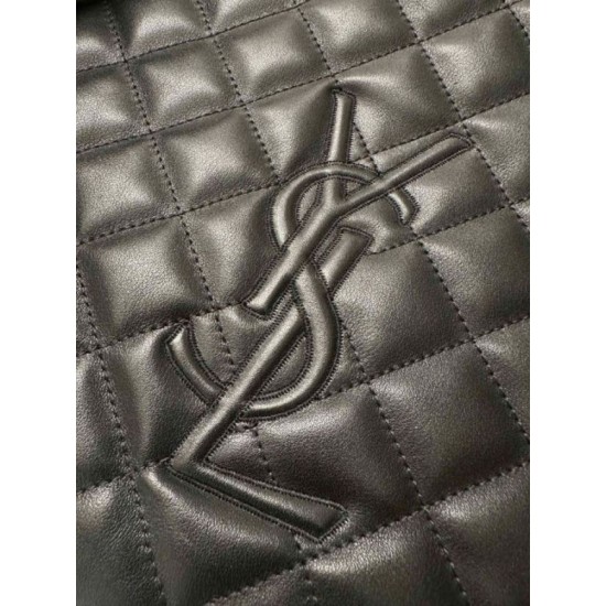 Fake Saint Laurent Es Giant Travel Bag In Black Quilted Leather Replica Replica Saint Laurent Es Giant Travel Bag In Black Quilted Leather