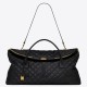 Fake Saint Laurent Es Giant Travel Bag In Black Quilted Leather Replica Replica Saint Laurent Es Giant Travel Bag In Black Quilted Leather