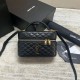 Replica Saint Laurent Gaby Mini Vanity Bag in Black Lambskin Replica Saint Laurent Gaby Mini Vanity Bag in Black Lambskin