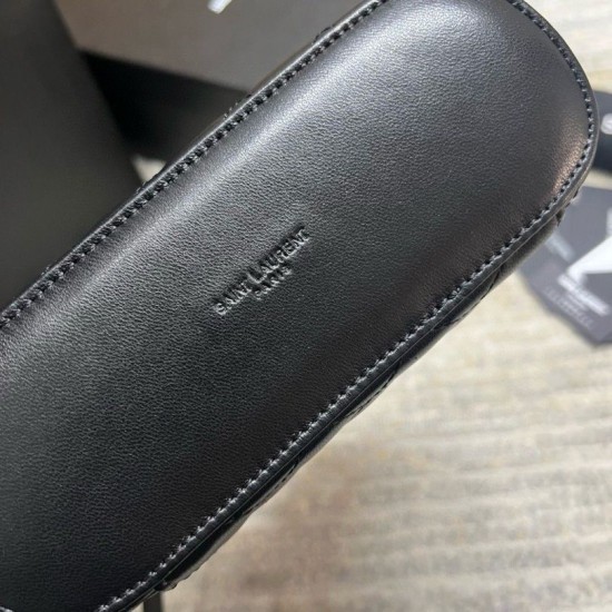 Replica Saint Laurent Gaby Mini Vanity Bag in Black Lambskin Replica Saint Laurent Gaby Mini Vanity Bag in Black Lambskin