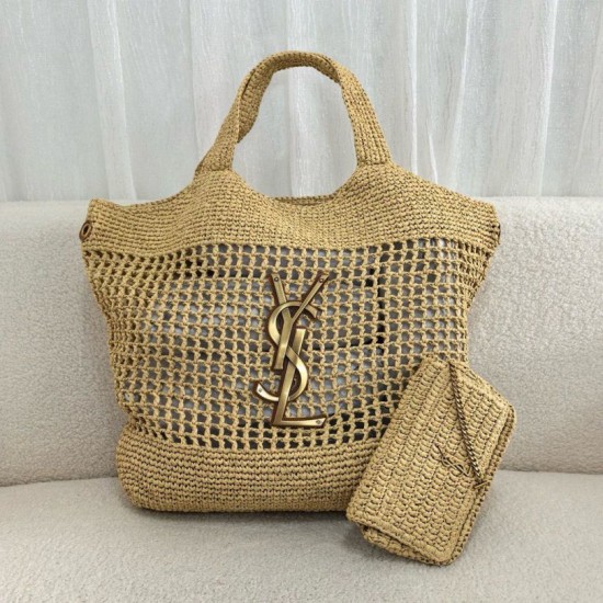 Replica Saint Laurent Icare Maxi Shopping Bag in Naturel Raffia Replica Saint Laurent Icare Maxi Shopping Bag in Naturel Raffia