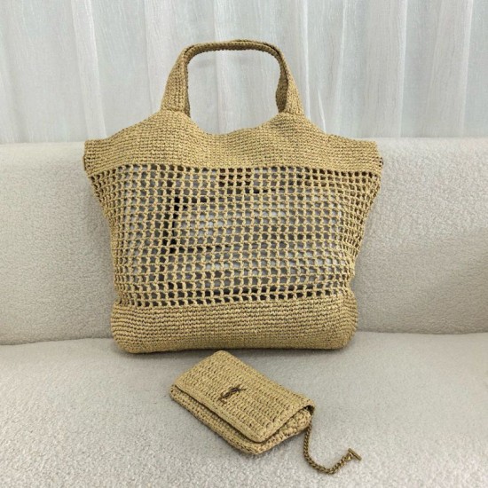 Replica Saint Laurent Icare Maxi Shopping Bag in Naturel Raffia Replica Saint Laurent Icare Maxi Shopping Bag in Naturel Raffia
