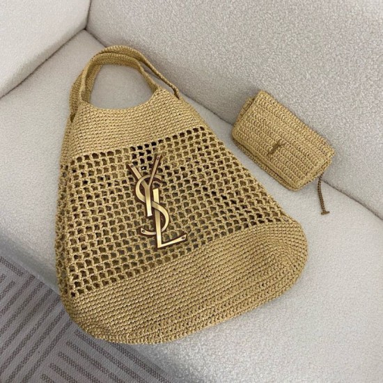 Replica Saint Laurent Icare Maxi Shopping Bag in Naturel Raffia Replica Saint Laurent Icare Maxi Shopping Bag in Naturel Raffia