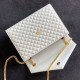 Replica Saint Laurent Envelope Large Bag In White Matelasse Grained Leather Replica Saint Laurent Envelope Large Bag In White Matelasse Grained Leather