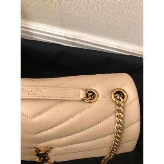 Replica Saint Laurent Loulou Medium Bag In Beige Matelasse Leather Replica Saint Laurent Loulou Medium Bag In Beige Matelasse Leather