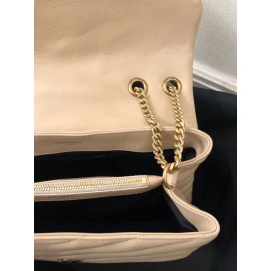 Replica Saint Laurent Loulou Medium Bag In Beige Matelasse Leather Replica Saint Laurent Loulou Medium Bag In Beige Matelasse Leather