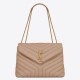 Replica Saint Laurent Loulou Medium Bag In Beige Matelasse Leather Replica Saint Laurent Loulou Medium Bag In Beige Matelasse Leather