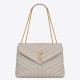 Replica Saint Laurent Loulou Medium Bag In White Matelasse Leather Replica Saint Laurent Loulou Medium Bag In White Matelasse Leather